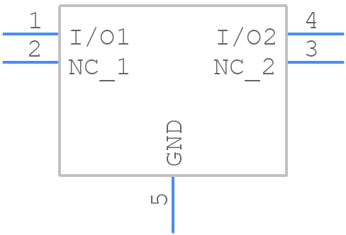 HSP061-2N4 - STMicroelectronics - PCB symbol