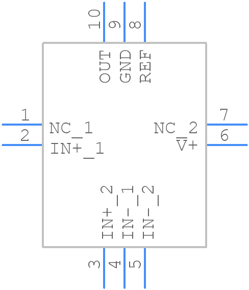INA199A2RSWT - Texas Instruments - PCB symbol