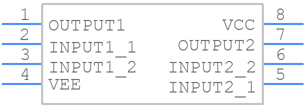 MC33072ADG - onsemi - PCB symbol