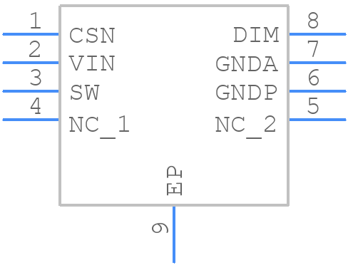PT4115BSOH-B - CR-PowTech(Shanghai) - PCB symbol