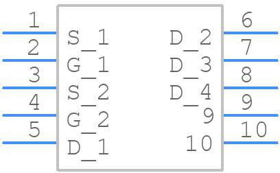 IPG20N06S4L-26 - Infineon - PCB symbol
