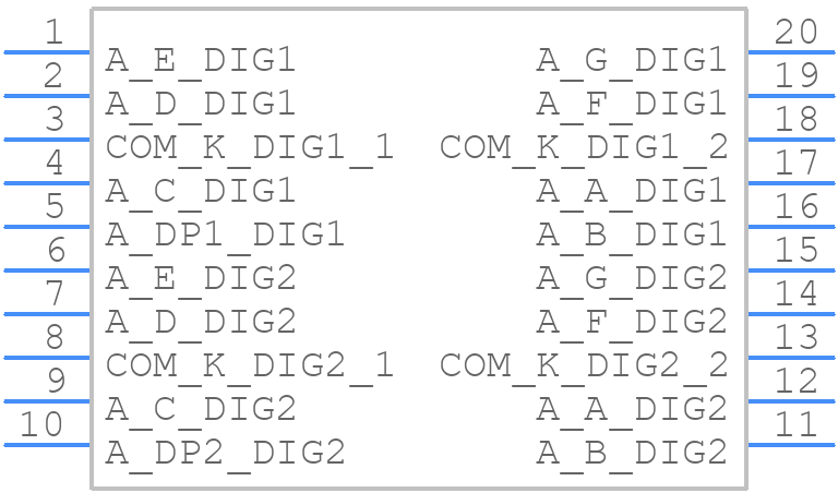 ACDC56-41SGWA-F01 - Kingbright - PCB symbol