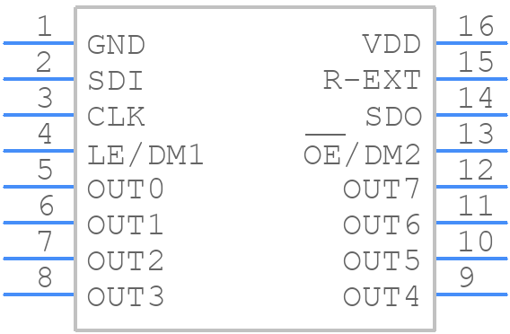 STP08DP05TTR - STMicroelectronics - PCB symbol