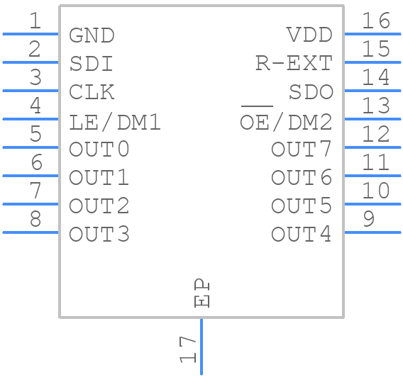 STP08DP05XTTR - STMicroelectronics - PCB symbol