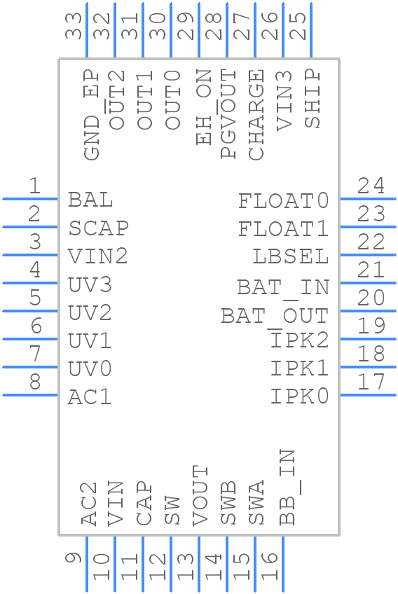 LTC3331EUH#PBF - Analog Devices - PCB symbol