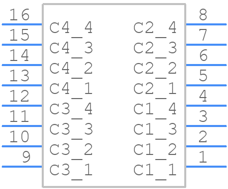 46112-0401 - Molex - PCB symbol