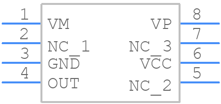 TSC1021BIYPT - STMicroelectronics - PCB symbol