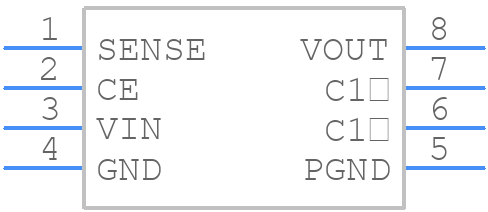 XC9801B503KR-G - Torex - PCB symbol