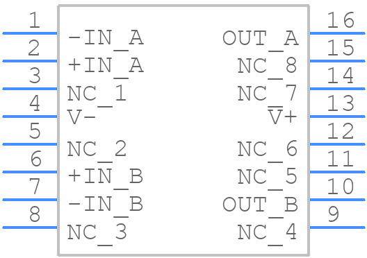 OP270GS - Analog Devices - PCB symbol