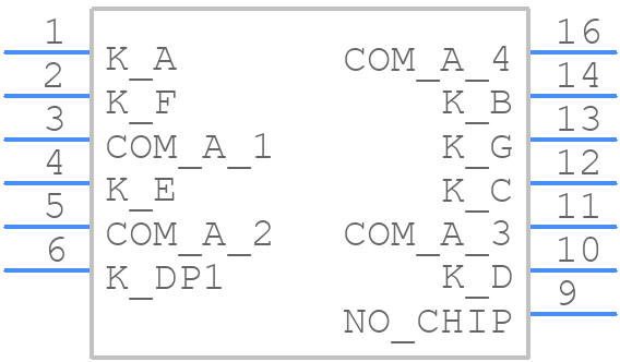 SA08-12GWA - Kingbright - PCB symbol