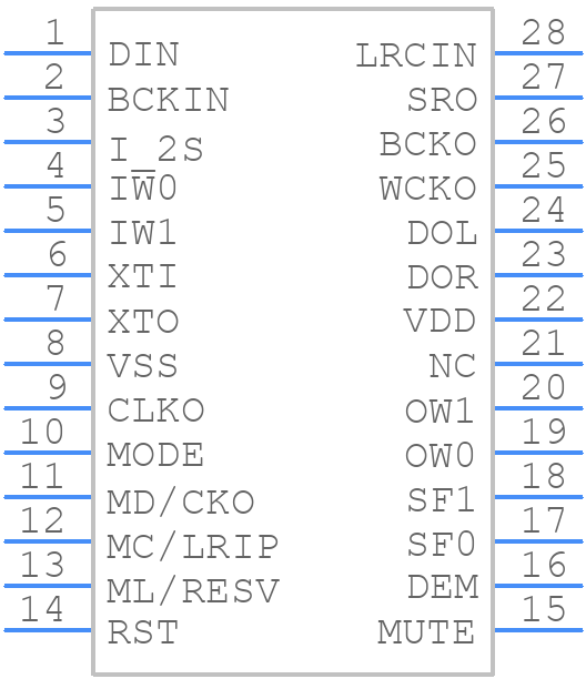 DF1704EG4 - Texas Instruments - PCB symbol