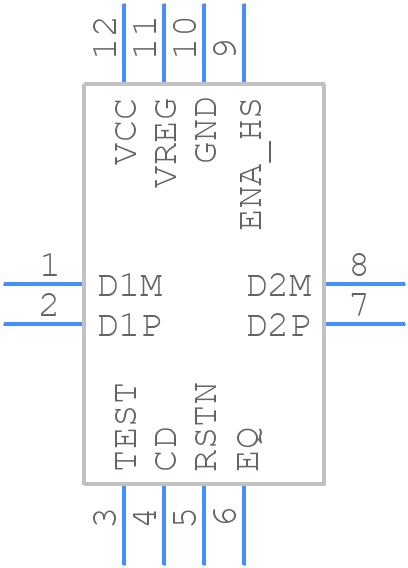 TUSB211IRWBR - Texas Instruments - PCB symbol