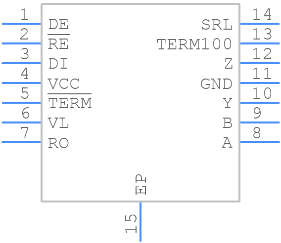 MAX13450EAUD+ - Analog Devices - PCB symbol