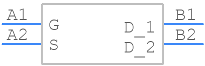 CSD13302W - Texas Instruments - PCB symbol