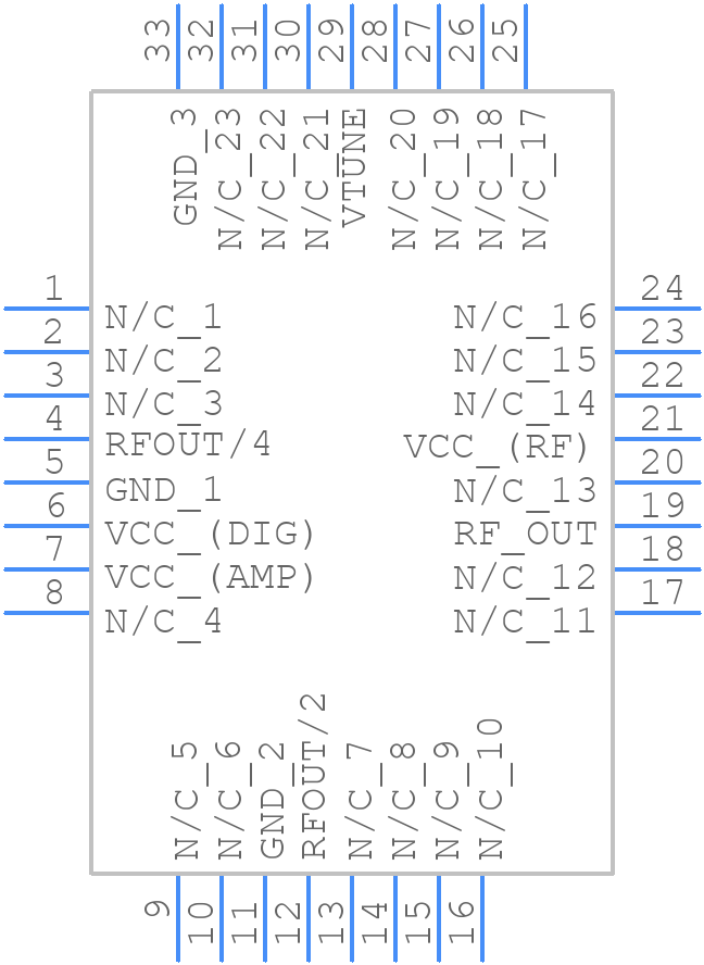 HMC584LP5E - Analog Devices - PCB symbol