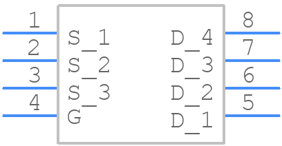 AO4406AL - Alpha & Omega Semiconductors - PCB symbol