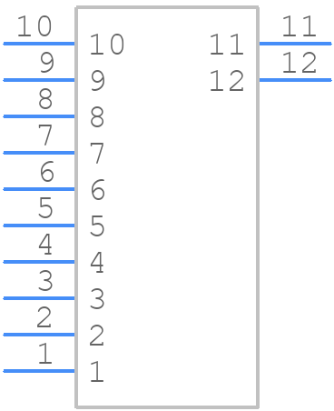 504050-1091 - Molex - PCB symbol