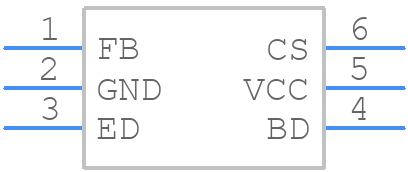 LNK4022S-TL - Power Integrations - PCB symbol