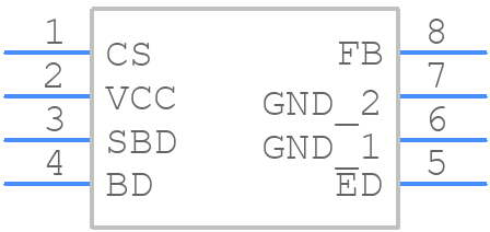 LNK4024D-TL - Power Integrations - PCB symbol
