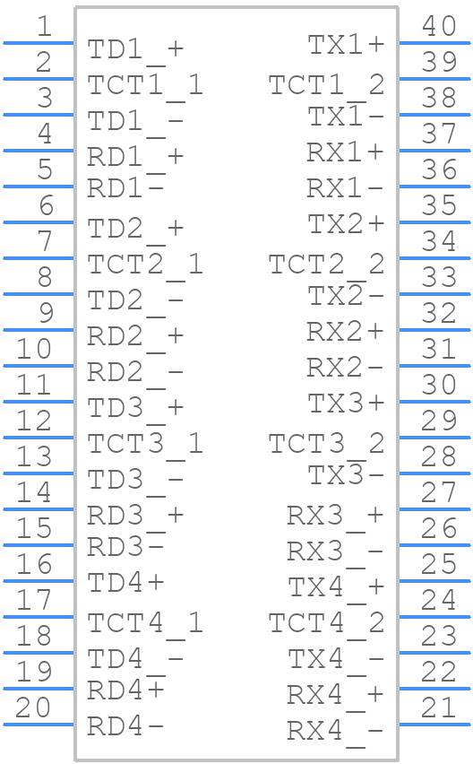 PT61007 - Bourns - PCB symbol
