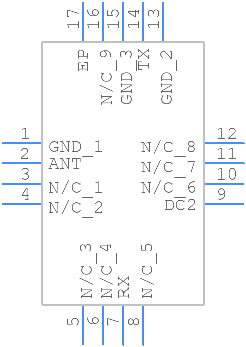 MASW-000932-13560T - MACOM - PCB symbol