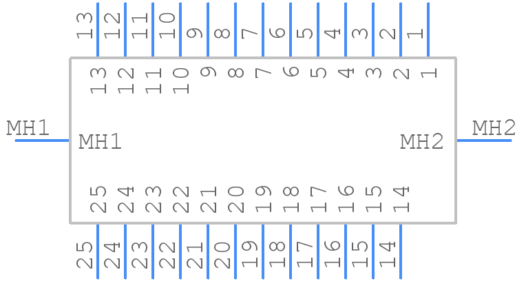 09670254754 - HARTING - PCB symbol