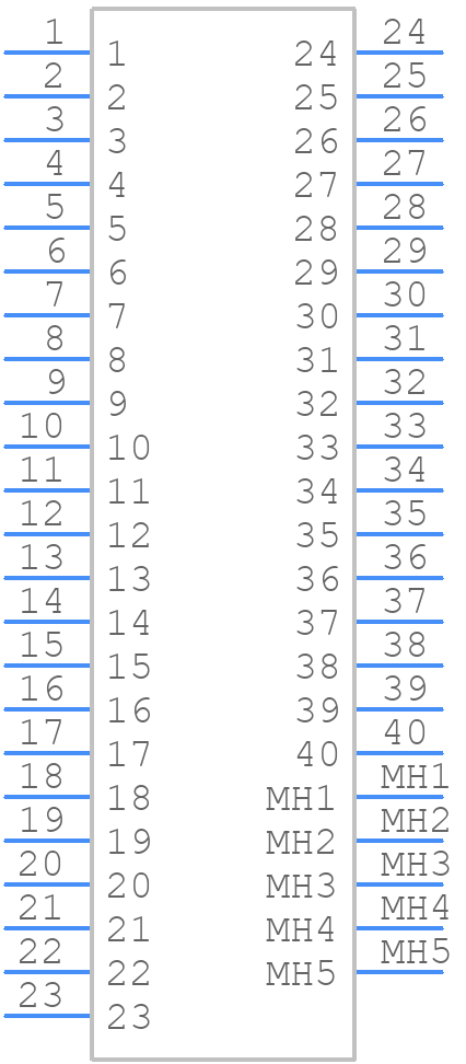 QFN11T040-004 - Yamaichi - PCB symbol