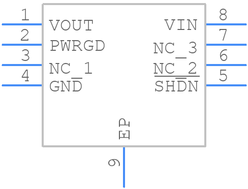 MCP1755-5002E/MC - Microchip - PCB symbol