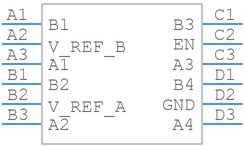LSF0204YZPR - Texas Instruments - PCB symbol