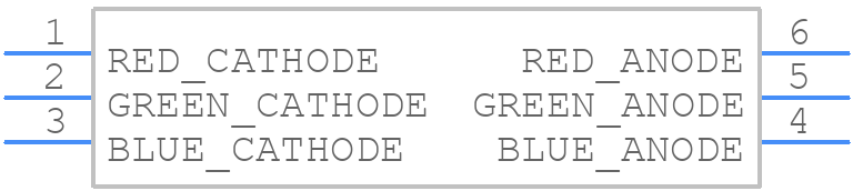 KAAF-5050RGBS-13 - Kingbright - PCB symbol