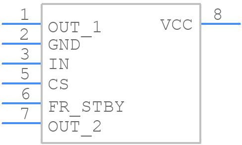 VN5T016AHTR-E - STMicroelectronics - PCB symbol