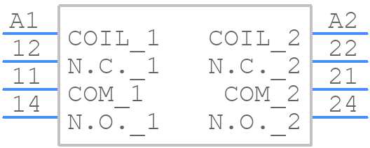 V23047-A1012-A501 - TE Connectivity - PCB symbol