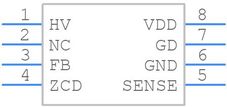 STCH03LTR - STMicroelectronics - PCB symbol