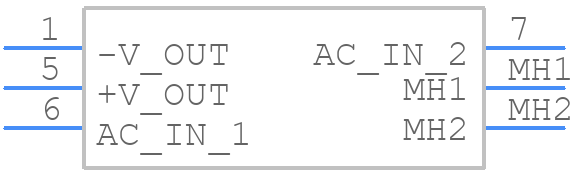 TPM 15112 - Traco Power - PCB symbol