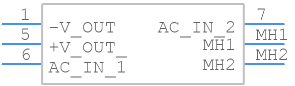 TPM 15124 - Traco Power - PCB symbol