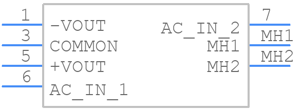 TPM 15212 - Traco Power - PCB symbol