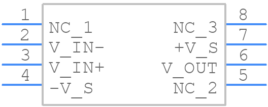OPA657U/2K5 - Texas Instruments - PCB symbol