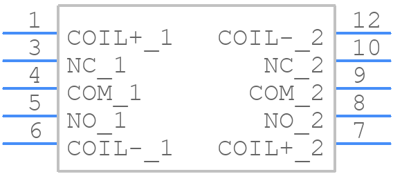 V23079B1201B301 - TE Connectivity - PCB symbol