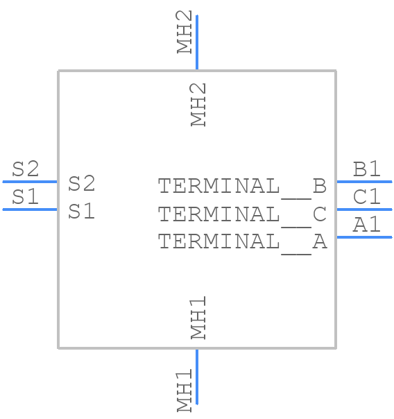 290VAA5F201B2 - CTS - PCB symbol