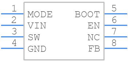 RT6215EHGJ8F - RICHTEK - PCB symbol