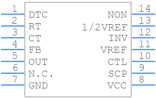 BD9300FV-E2 - ROHM Semiconductor - PCB symbol