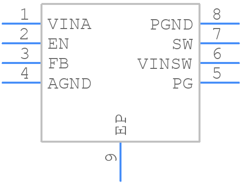 AST1S31HF - STMicroelectronics - PCB symbol