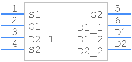 CSD87502Q2 - Texas Instruments - PCB symbol