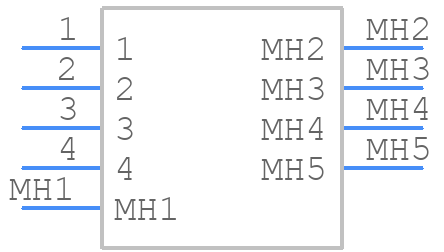 CMF1.1111.12 - SCHURTER - PCB symbol