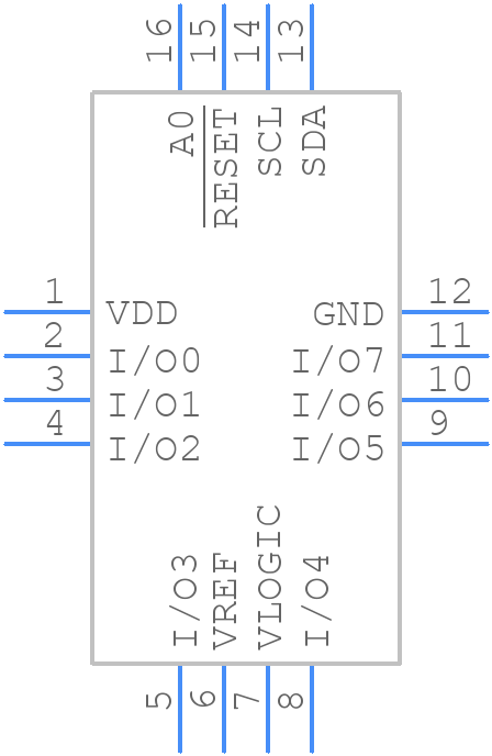 AD5593RBCPZ-RL7 - Analog Devices - PCB symbol