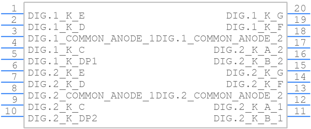 KCDA04-136 - Kingbright - PCB symbol