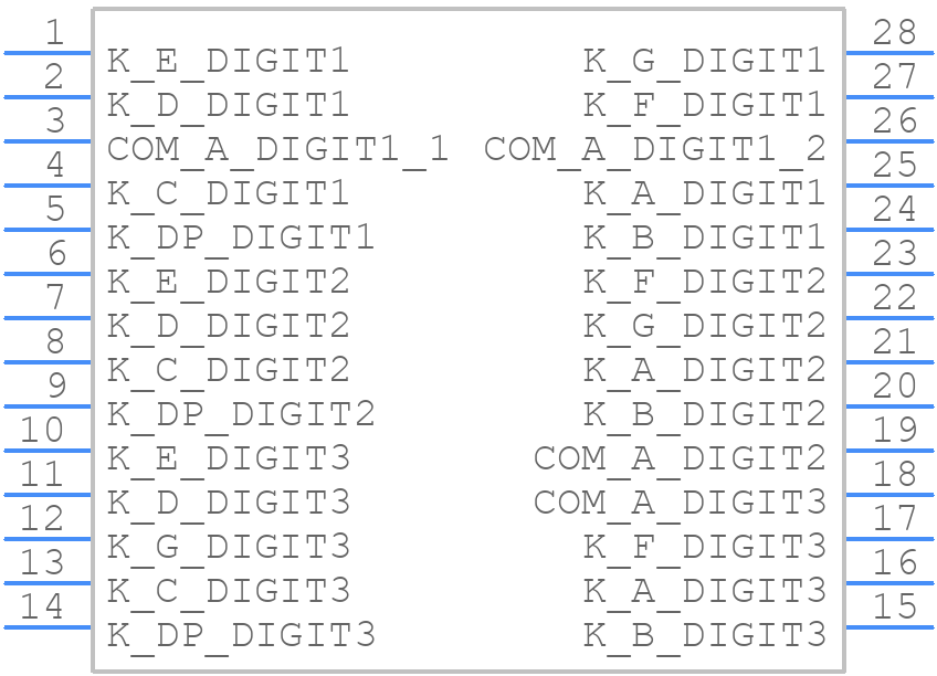 LDT-A512RI - Lumex - PCB symbol