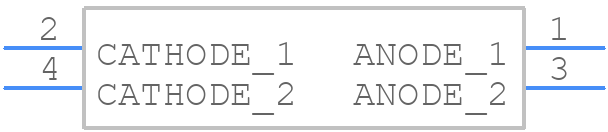 KPTB-1615ESGC - Kingbright - PCB symbol