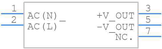 TML 30124 - Traco Power - PCB symbol