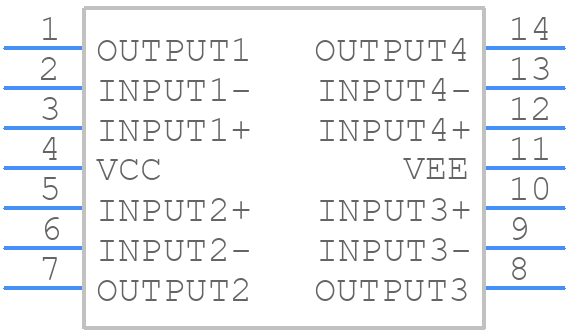 MC34074ADR2G - onsemi - PCB symbol